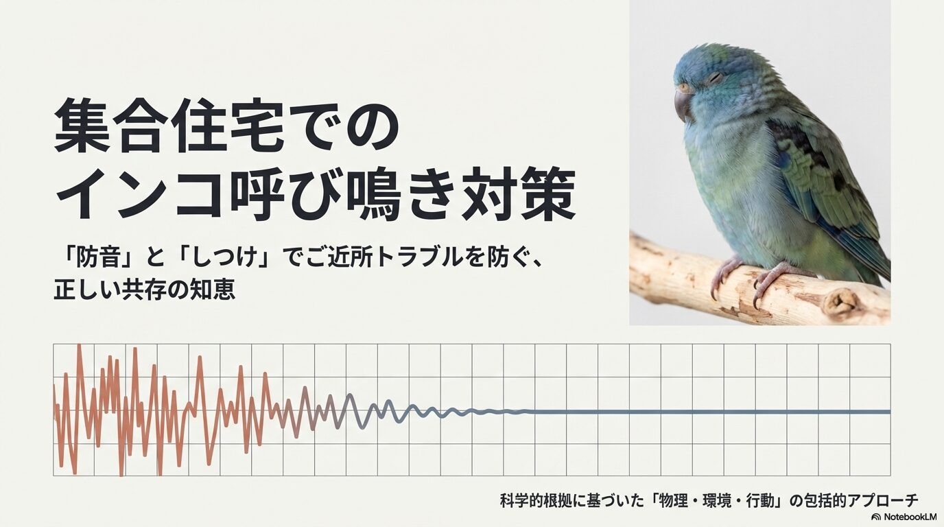 インコがうるさい時の対処法！防音と無視のしつけで解決