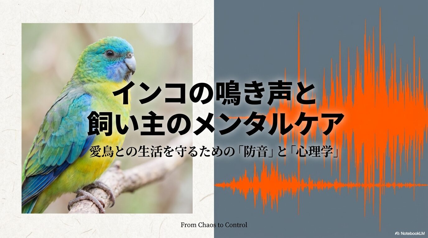インコがうるさい！イライラやノイローゼを防ぐ防音対策