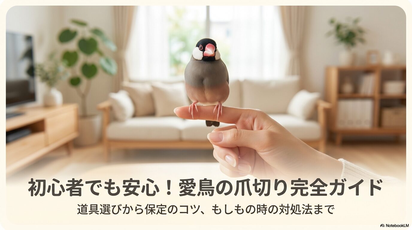インコ用爪切りの方法とおすすめの選び方！実施頻度や出血時の対処法も解説