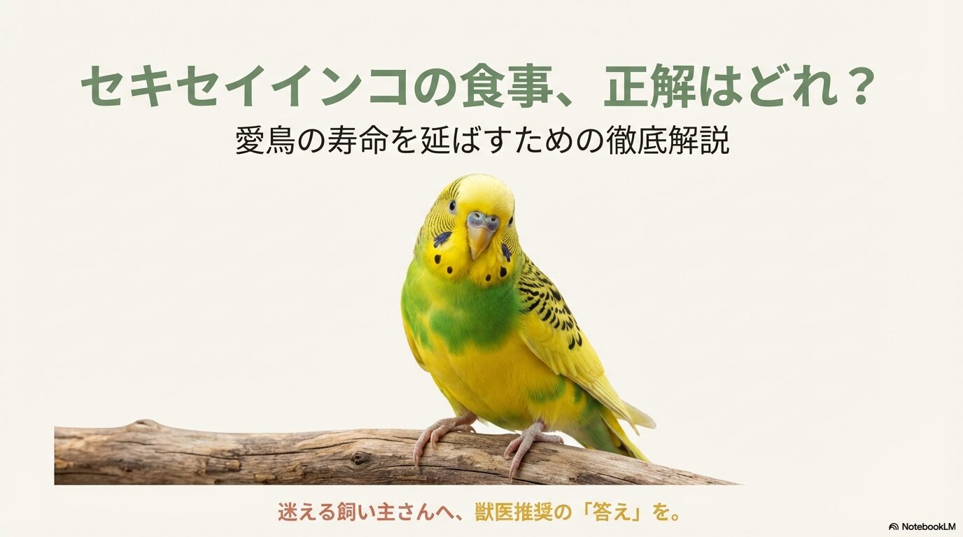 【決定版】セキセイインコの餌おすすめ！シードとペレットの正解