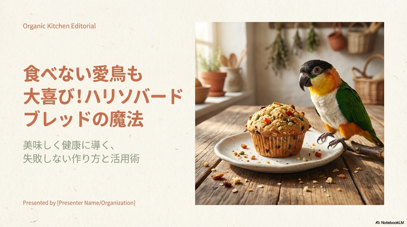 ハリソンバードブレッドのレシピ！食べない愛鳥も喜ぶアレンジ術