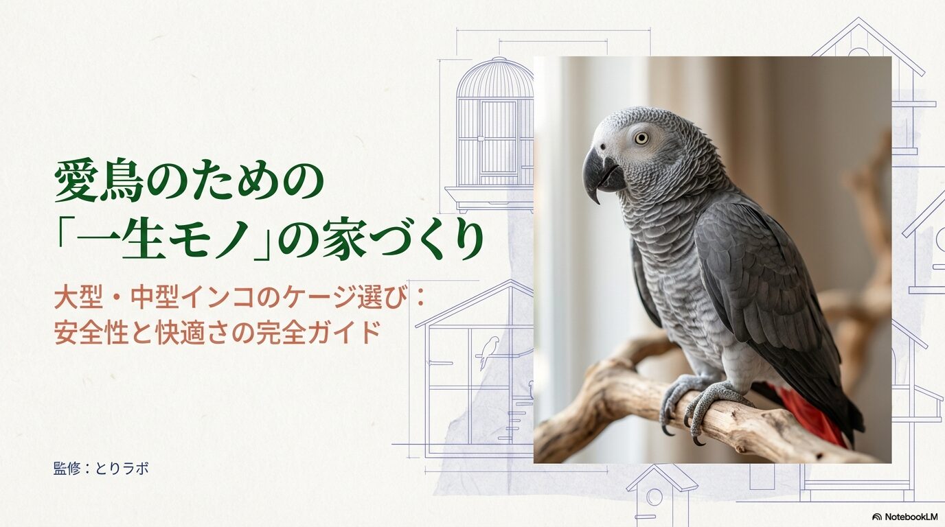 大型・中型インコのケージおすすめ決定版！サイズと素材の選び方