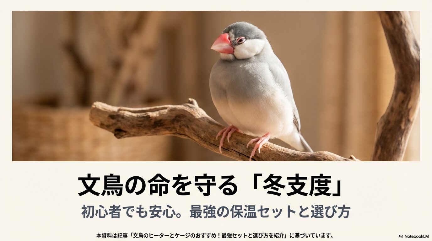 文鳥のヒーターとケージのおすすめ！最強セットと選び方を紹介