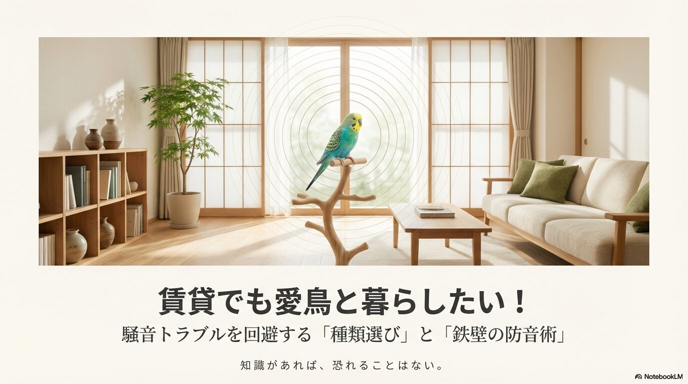 賃貸-バレる-インコ-鳴き声-うるさいランキング