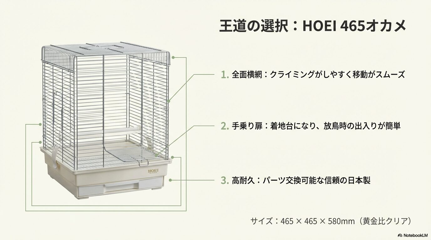 HOEI465オカメが選ばれる理由