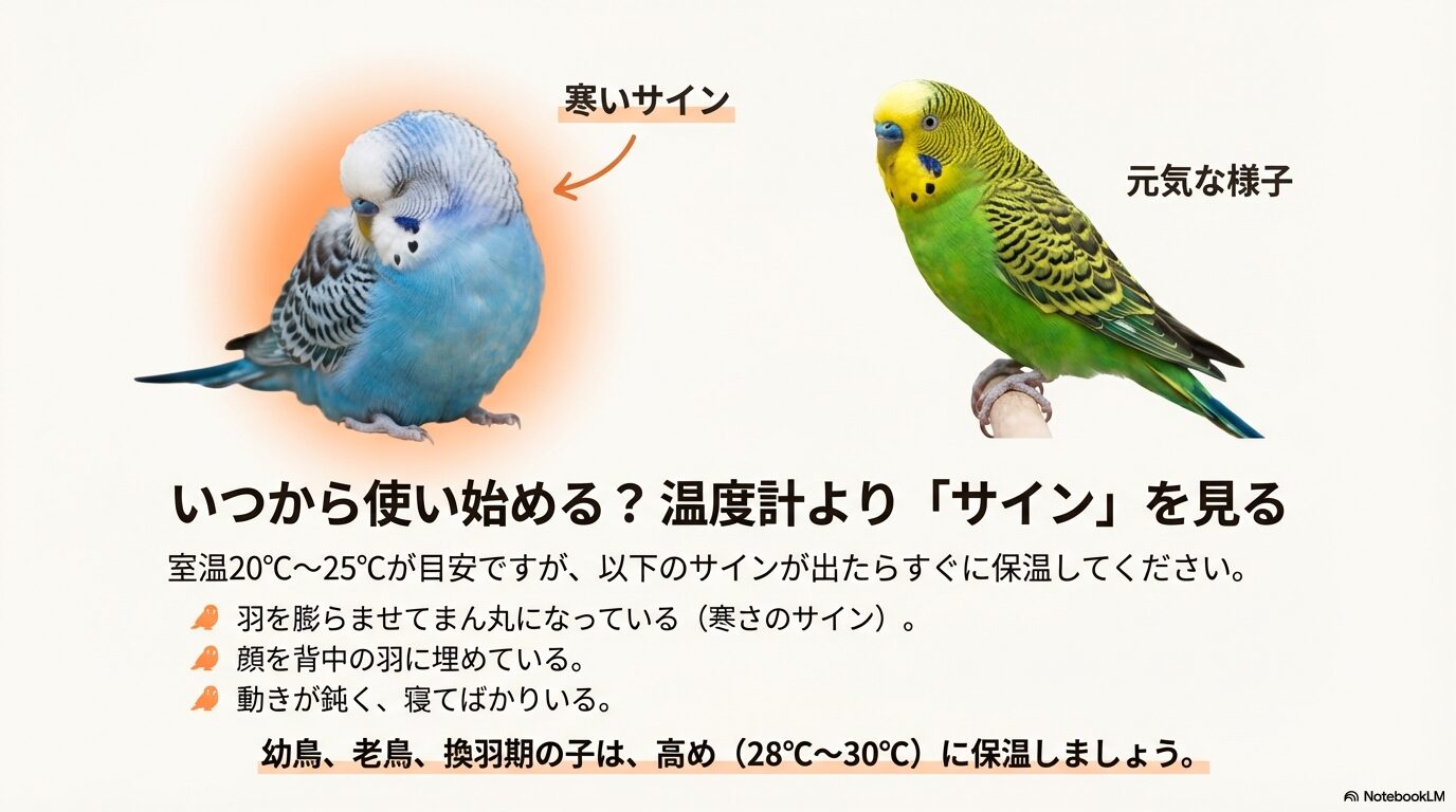 ヒーターはいつから使い始めるべきか