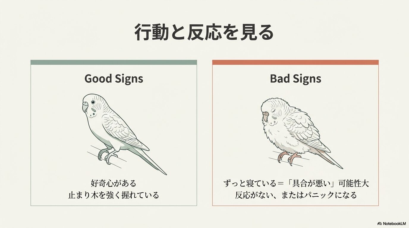 3-2. 行動学的チェック：反応と姿勢