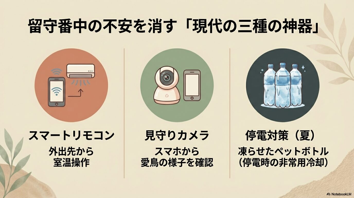 留守番中の安全な温度管理