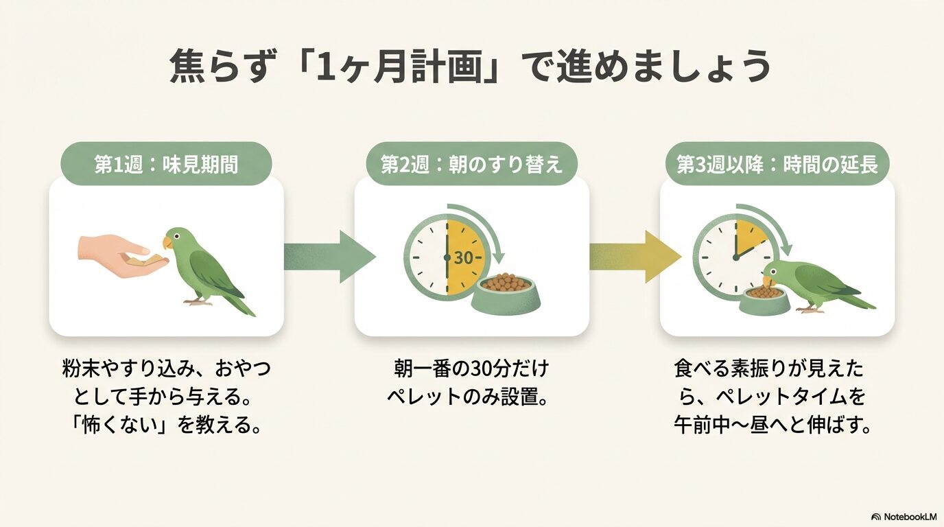 期間はどれくらい？焦らないスケジュール
