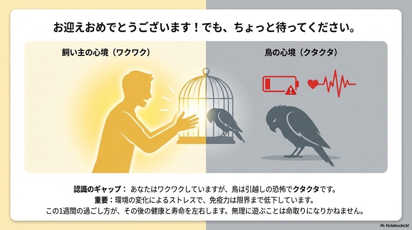 4. 【導入プロトコル】帰宅直後から初週の過ごし方