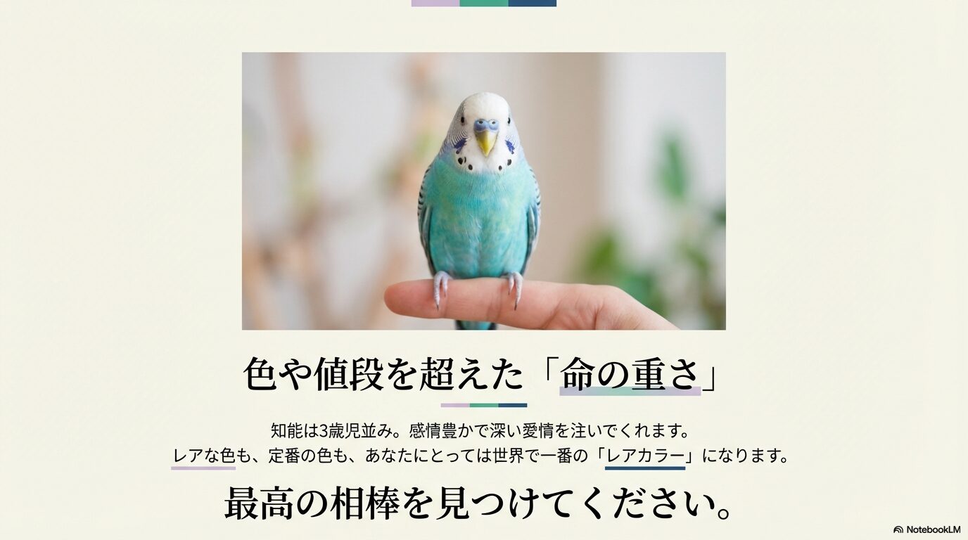 セキセイインコの色や種類を知りレアを探す