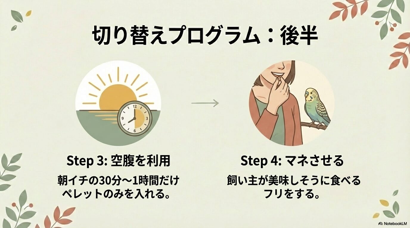 Step 3: 朝イチの空腹を利用する（タイムリミット作戦）