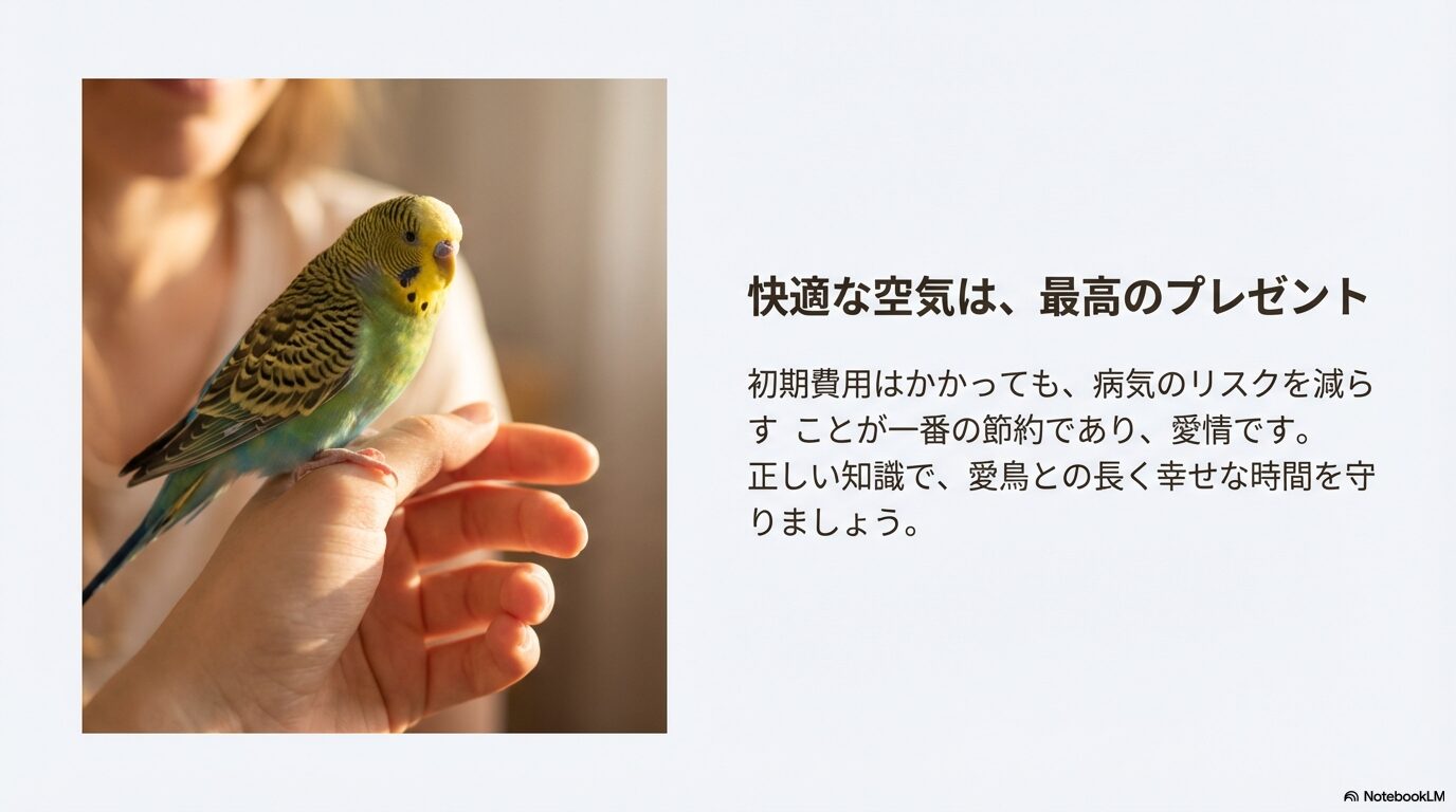 インコ向け加湿器と空気清浄機のおすすめ総括