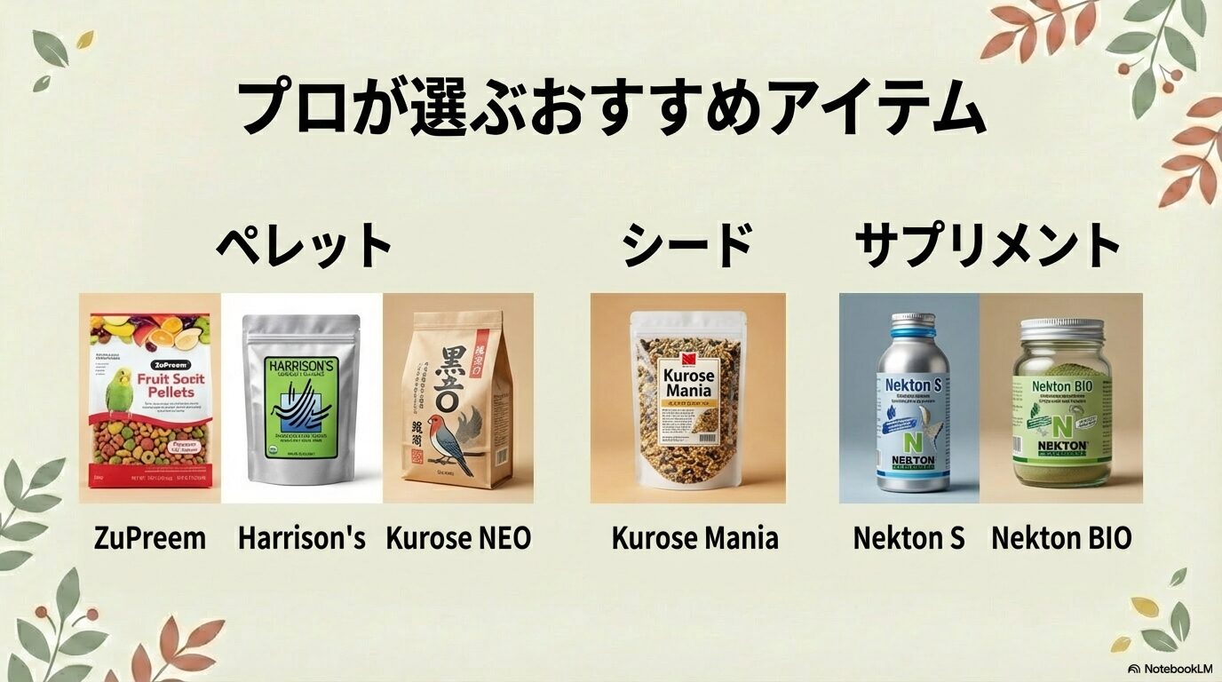 通販で買えるセキセイインコの餌のおすすめ