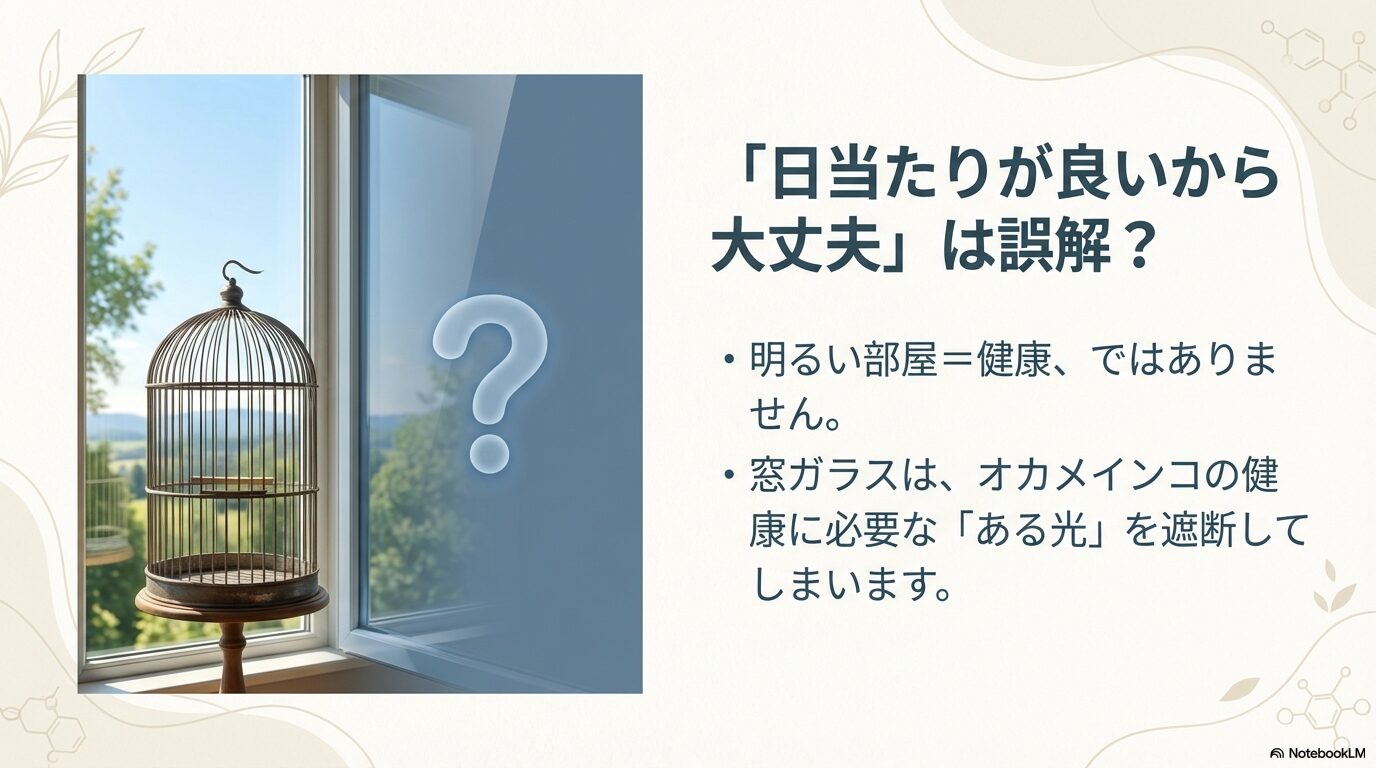 窓越しは効果なし?オカメインコの日光浴UVライトおすすめと選び方