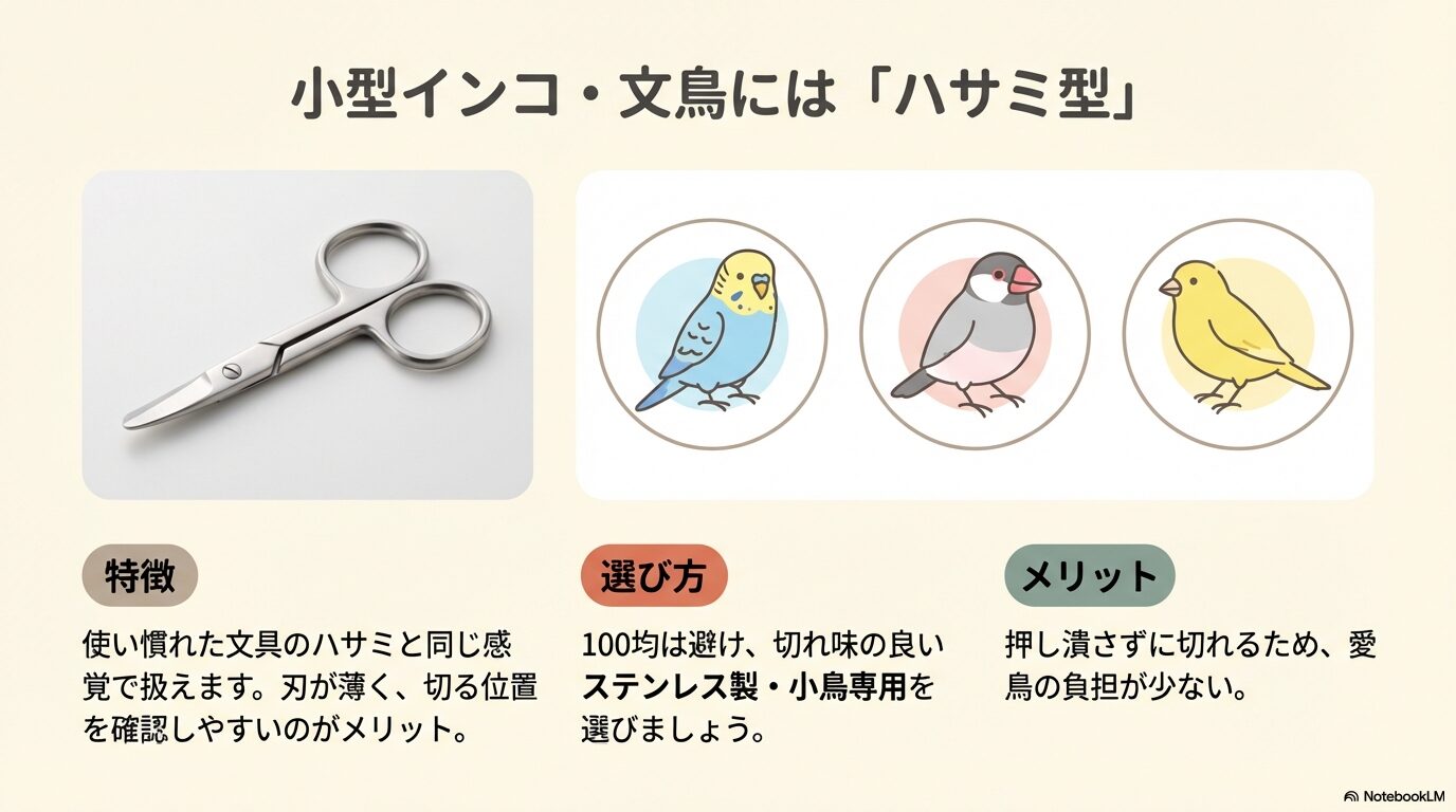 インコ用爪切りおすすめの選び方