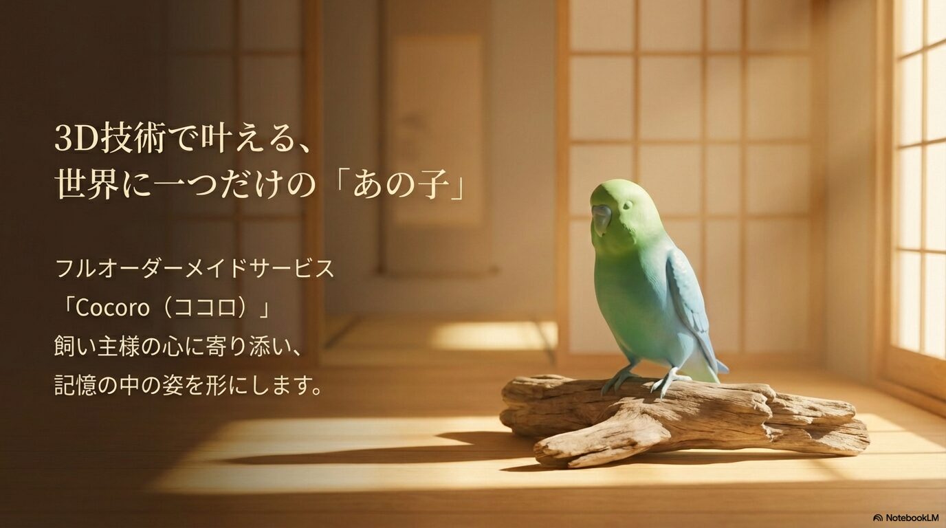 Yuhobicaのインコ用オーダーメイドペットフィギュアCocoroの特徴