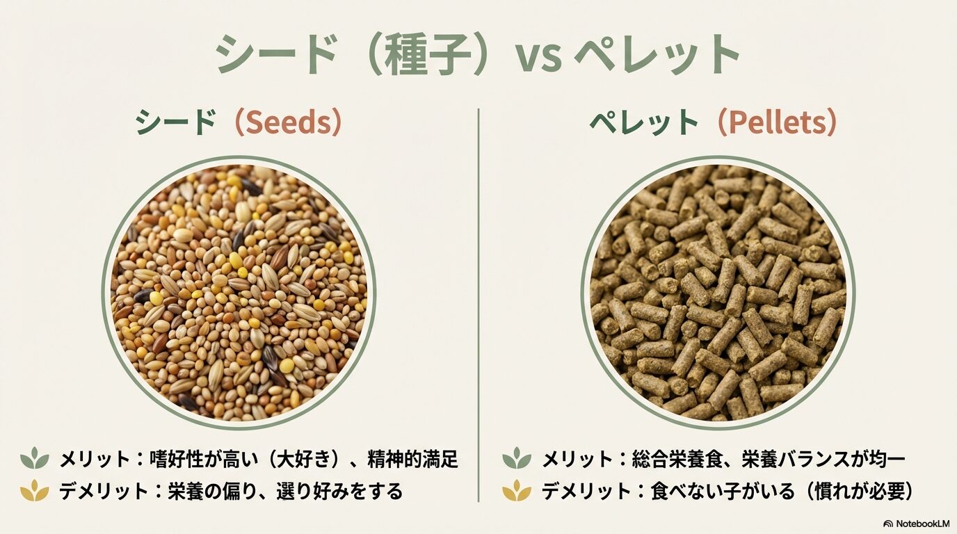 セキセイインコの餌の基礎知識と選び方