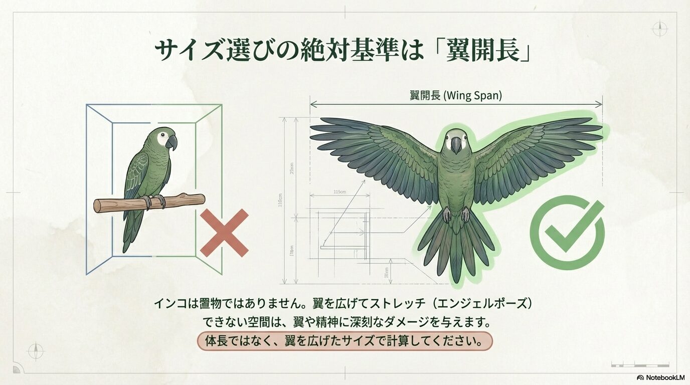 大型インコや中型インコのケージのおすすめな選び方