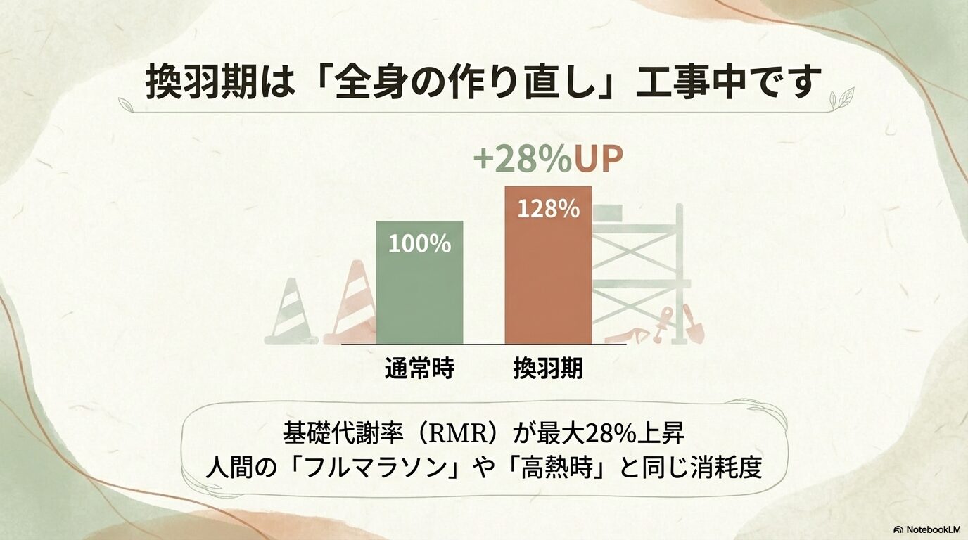 換羽期に辛そうな愛鳥のケア