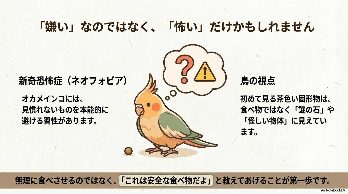 ペレットを食べない時の切り替え方法