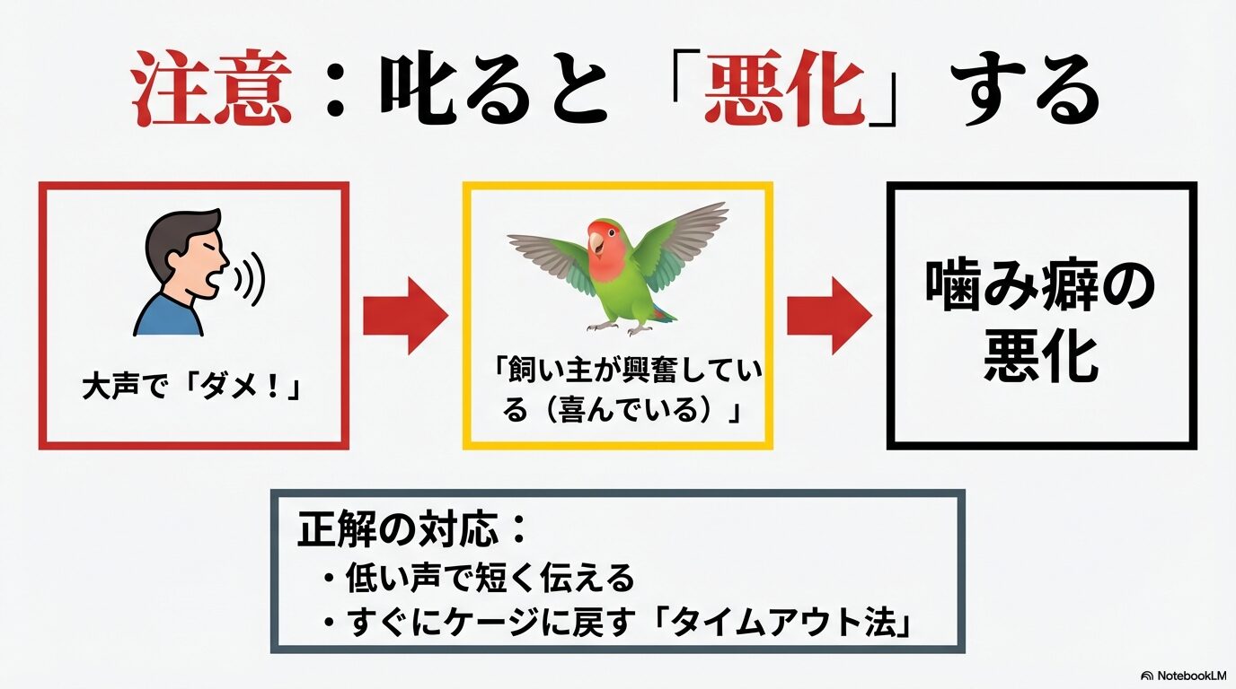 凶暴で噛み癖が治らない悩み