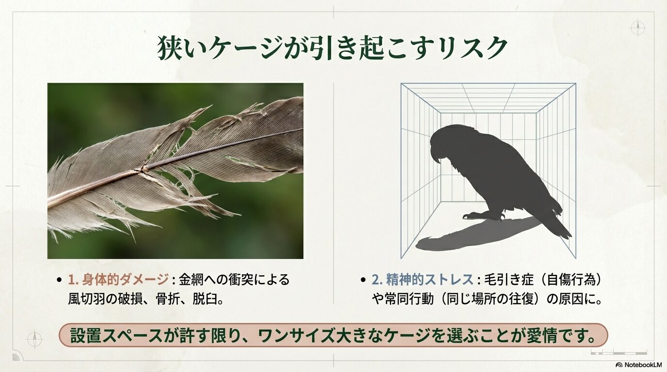 大型インコや中型インコのケージのおすすめな選び方