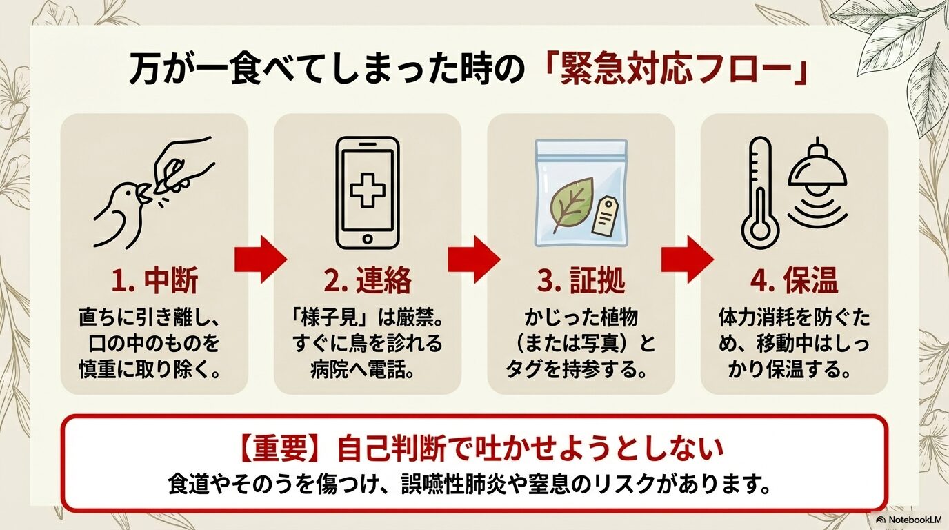 万が一食べてしまった時の対処法