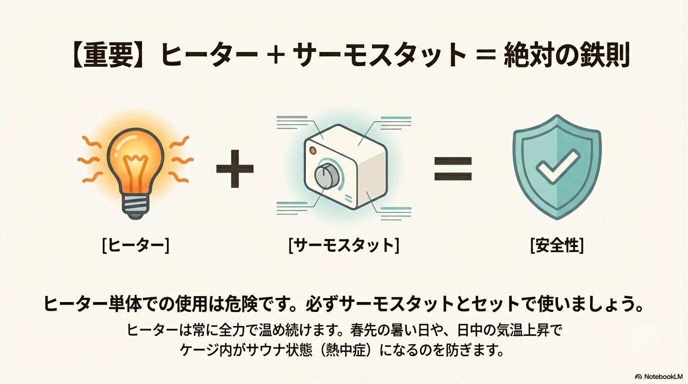 サーモスタットの必要性と併用効果
