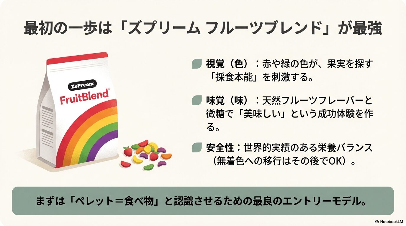 インコのペレット切り替え成功の具体策