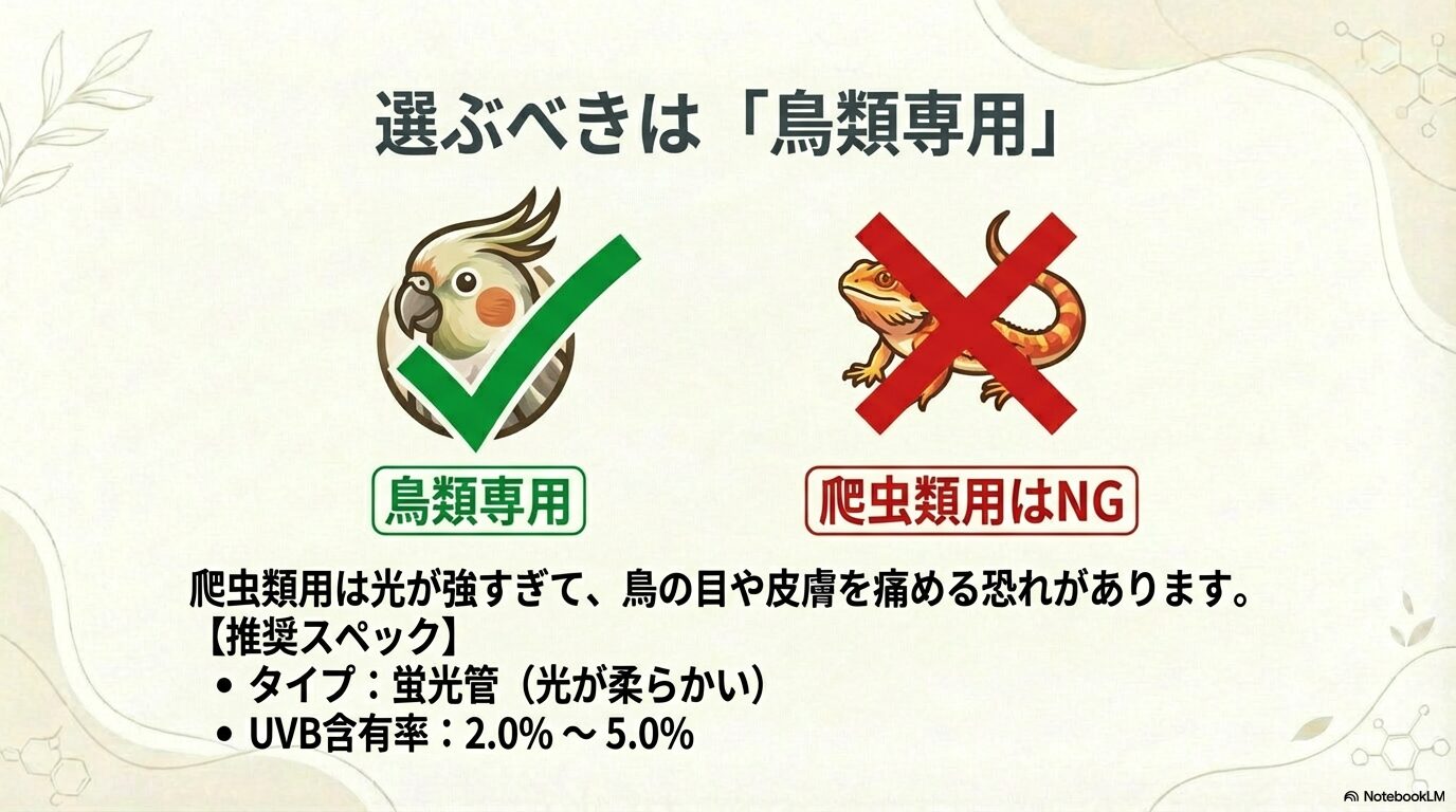 爬虫類用ライト代用の危険性