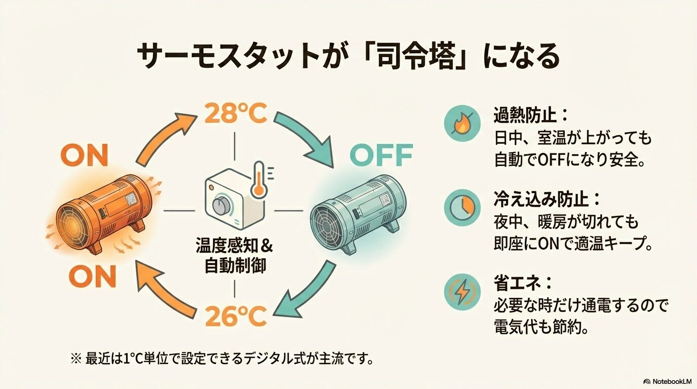 サーモスタットの必要性と併用効果