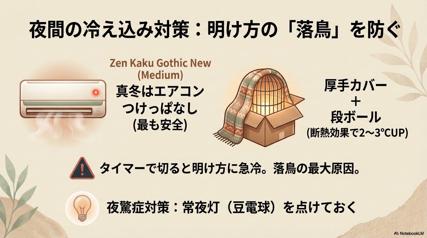 寝る時の温度と夜間の保温