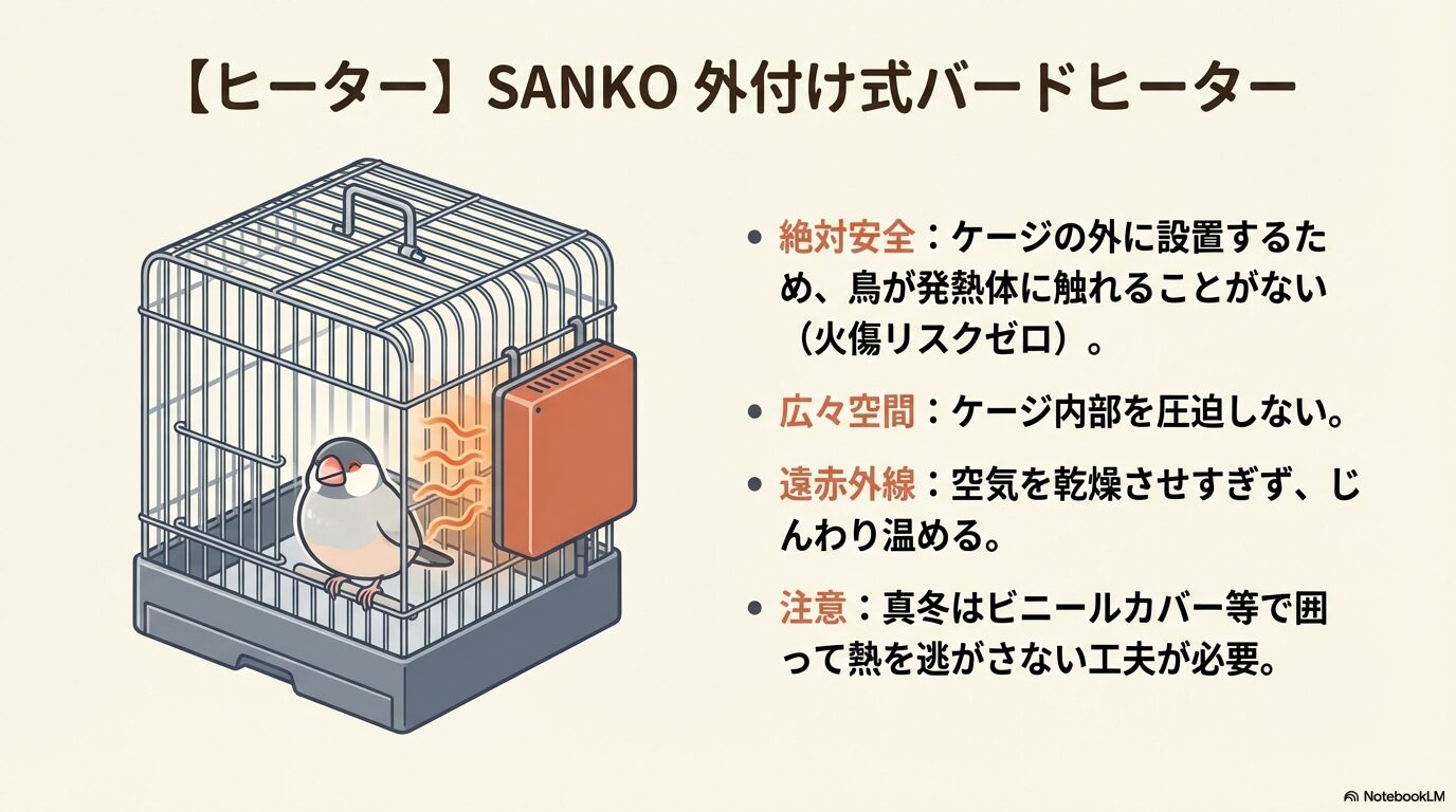 安全なSANKOの外付けヒーター
