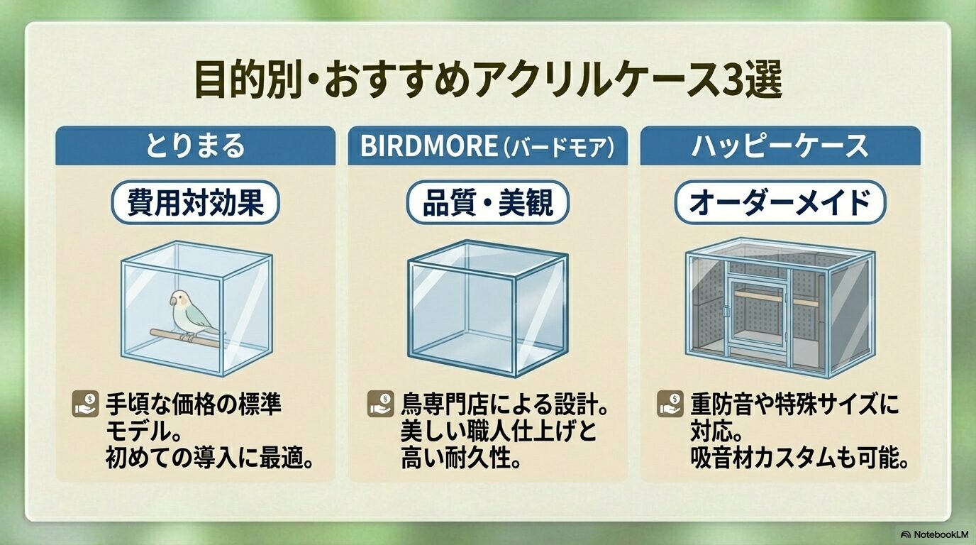 人気のアクリルケース製品比較とおすすめ
