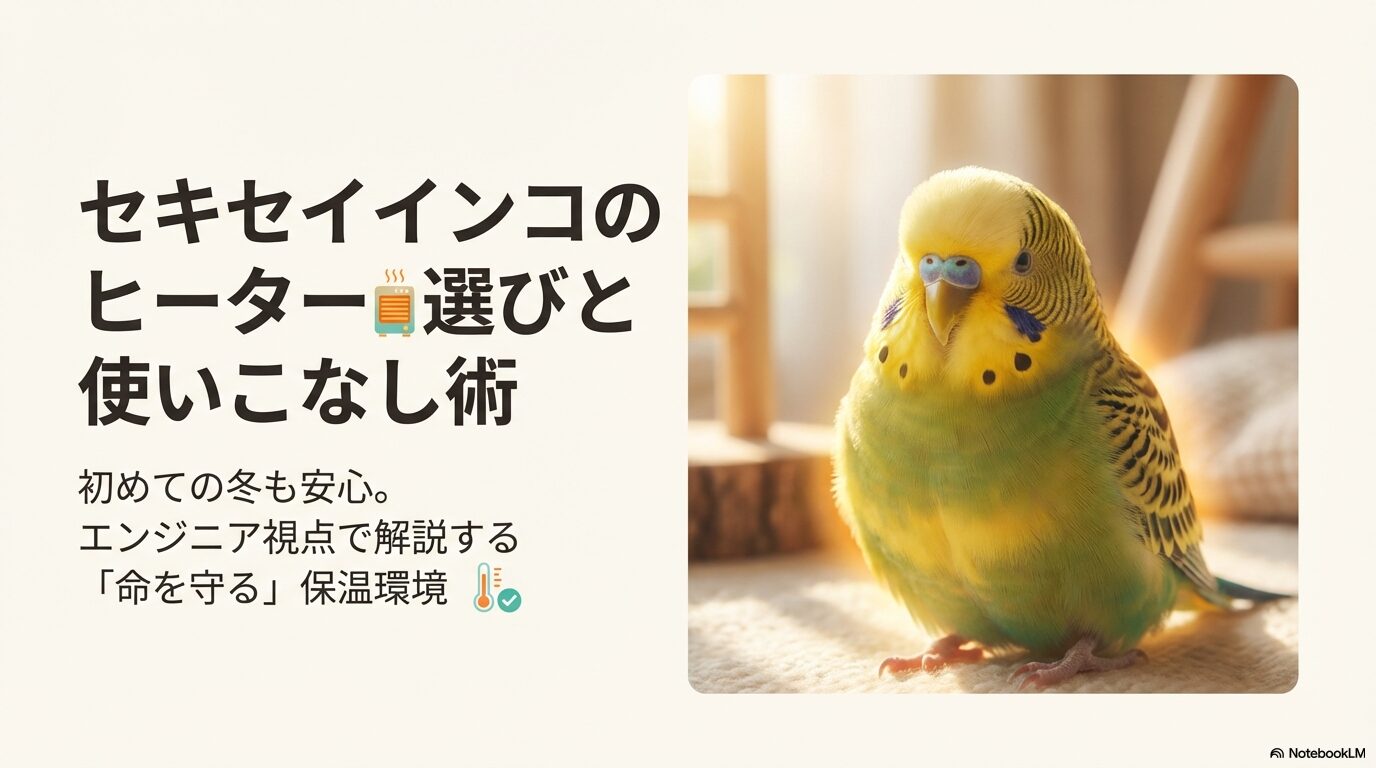 セキセイインコ　ヒータ-