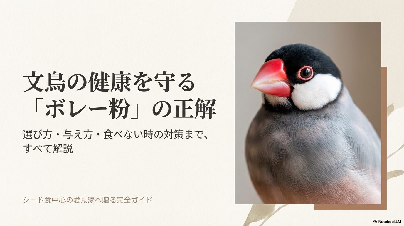 文鳥　ボレー粉