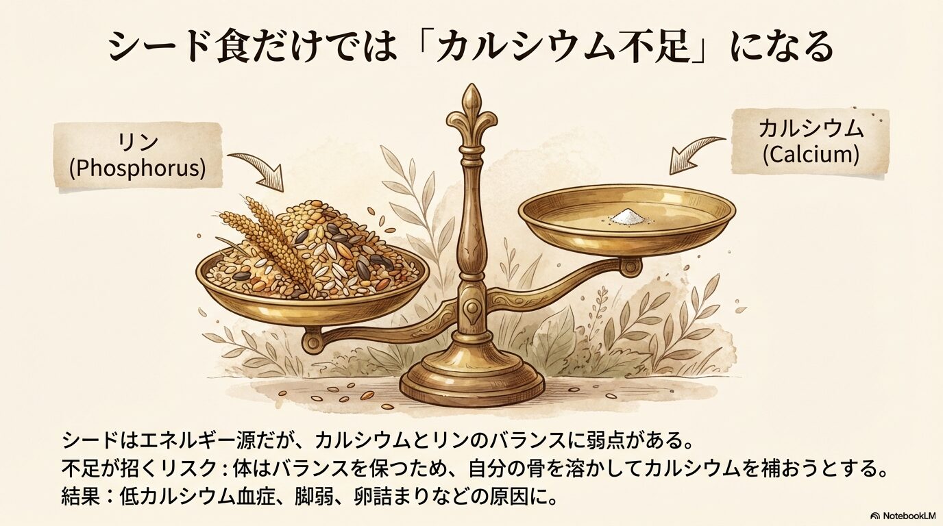 文鳥にボレー粉が必要な絶対的理由