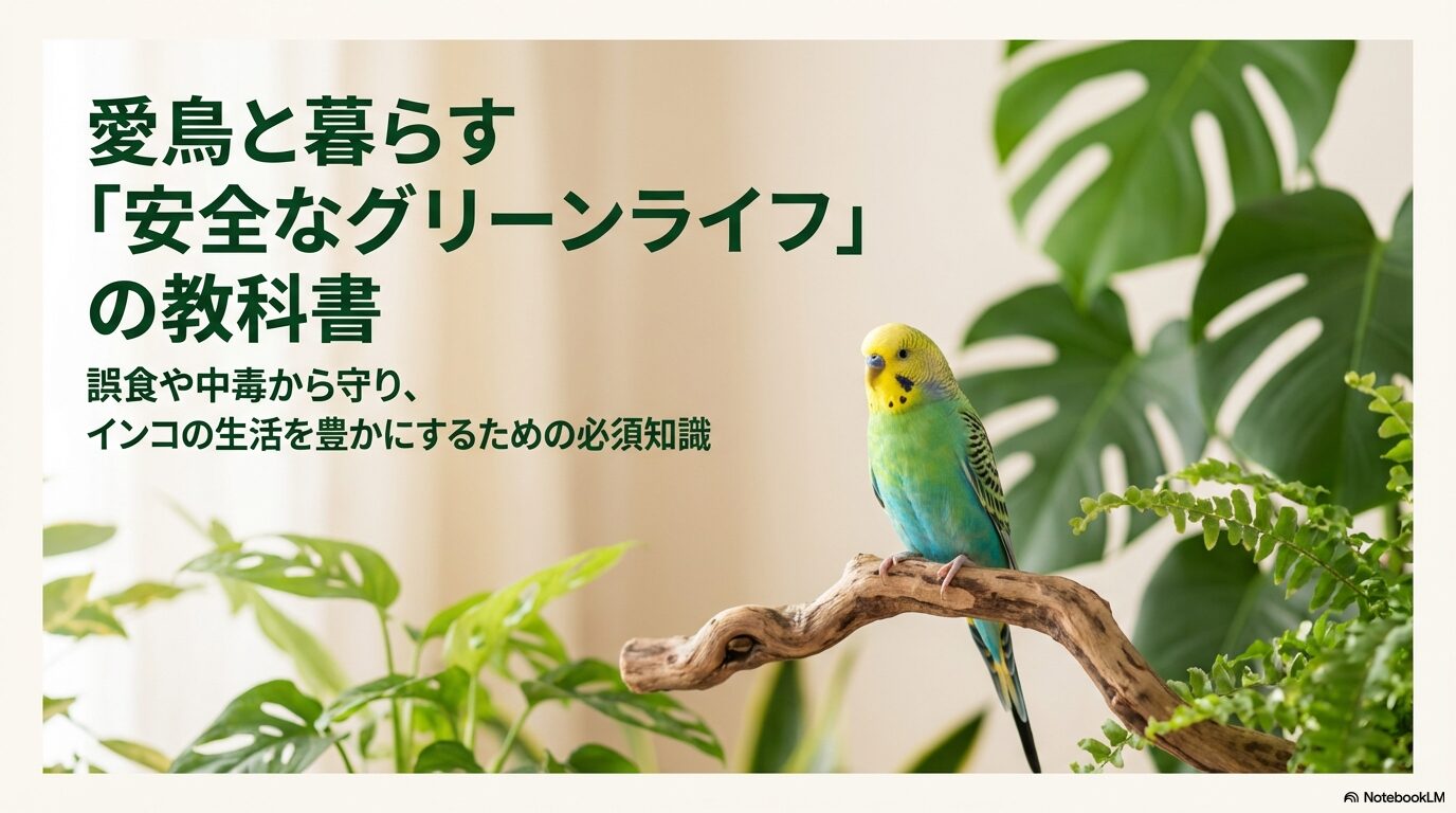 インコにおすすめ観葉植物5選！安全な種類と危険な毒性リスト