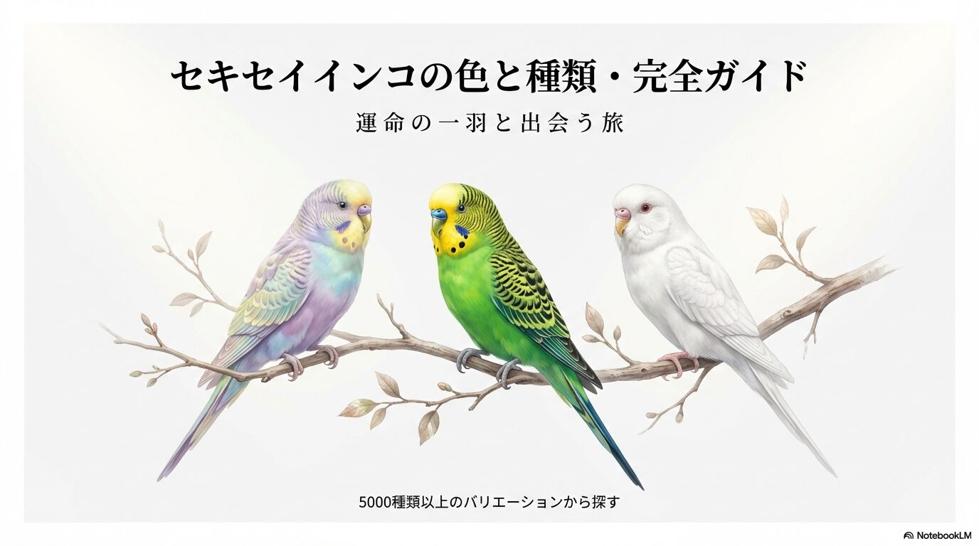 セキセイインコ-色-種類-レア