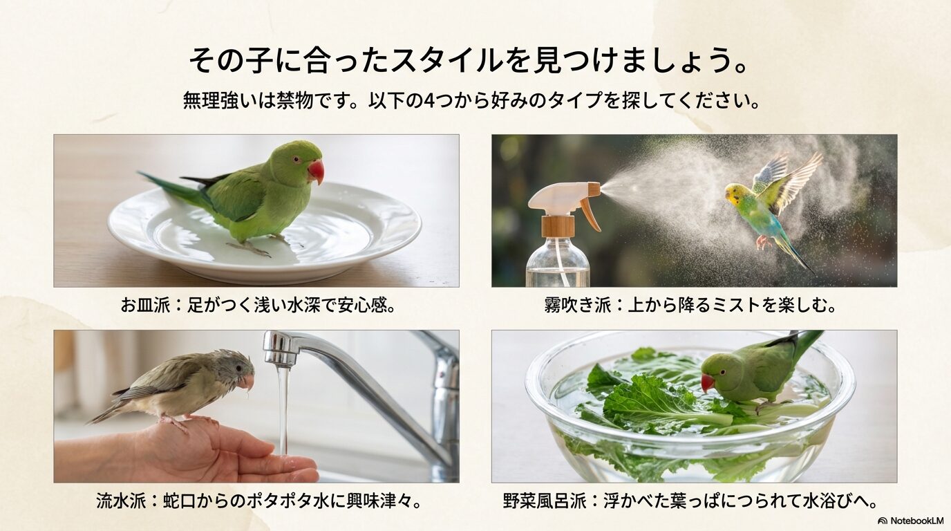 コザクラインコの水遊びで毛引きを予防する実践ガイド