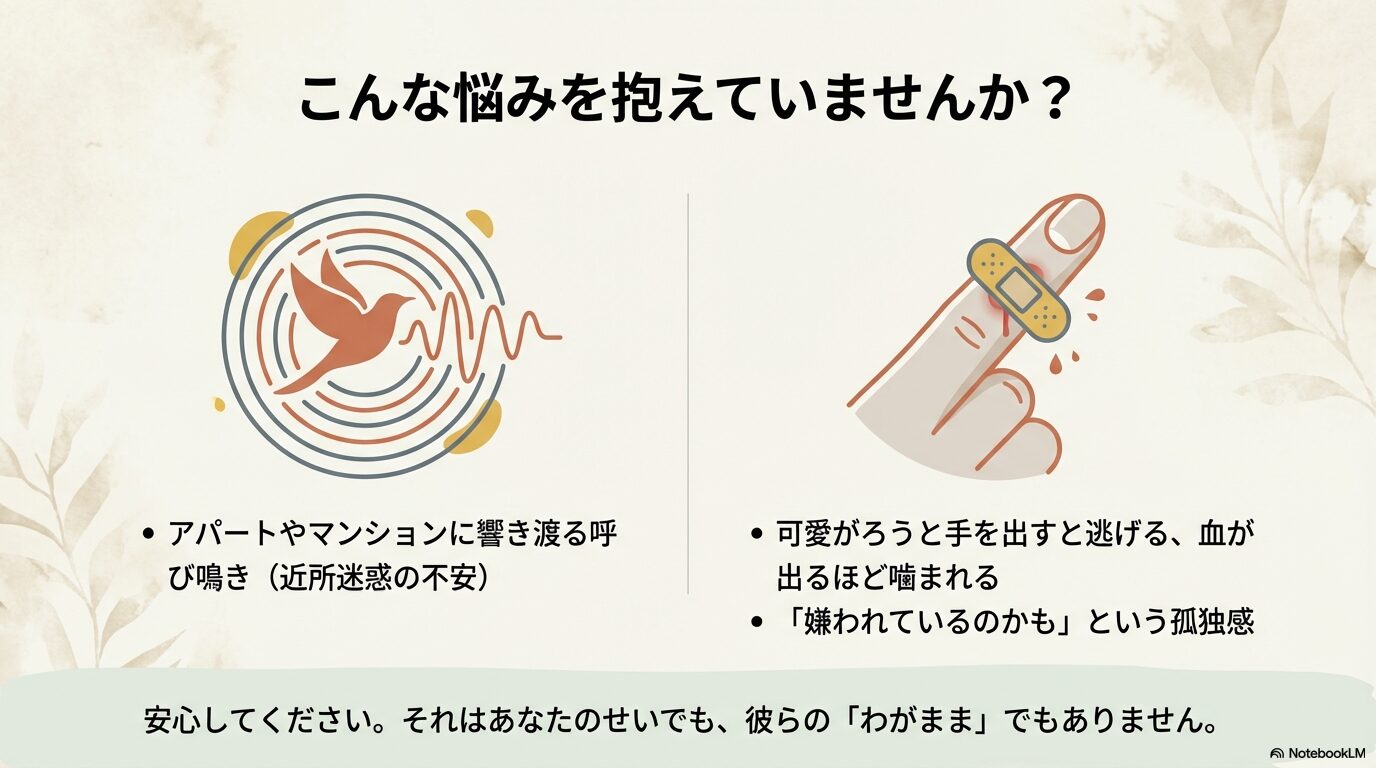 オカメインコがうるさい・なつかない?原因と解決策を徹底解説