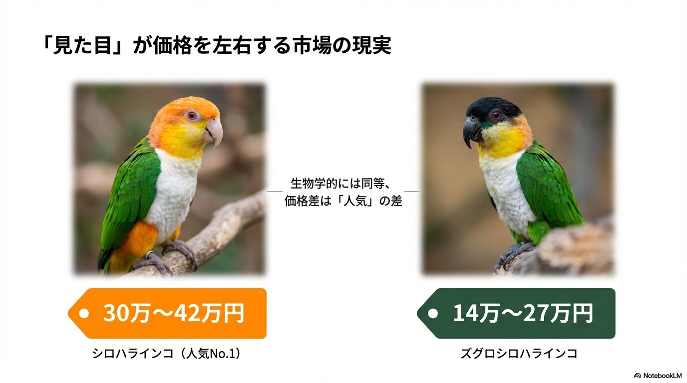 【ぬべぬべ】シロハラインコはなぜ高い?価格の理由と性格や寿命から価値を分析