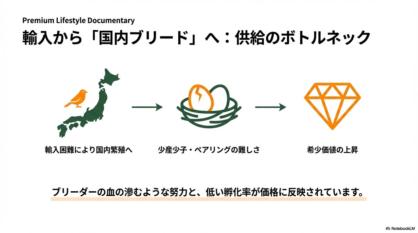 国内ブリードの育成コストと手間