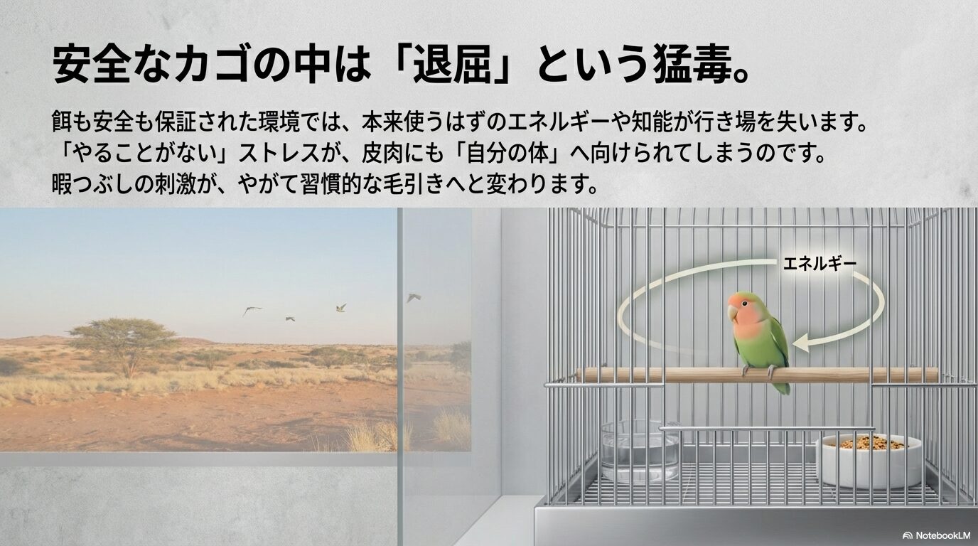 退屈な時間を減らす環境エンリッチメントの効果