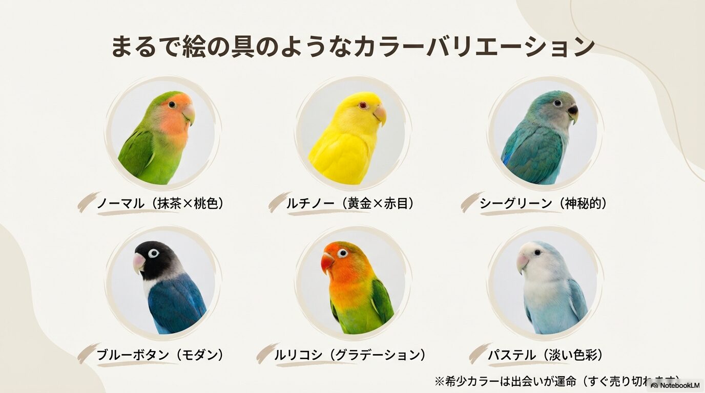 人気の種類や色変わりとカラーバリエーション