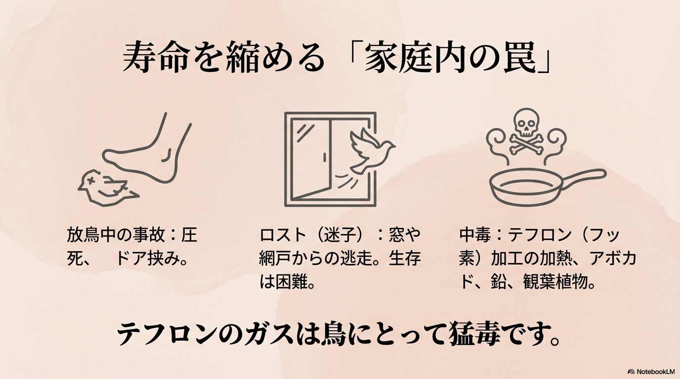 インコが何年生きるかは飼育環境で決まる