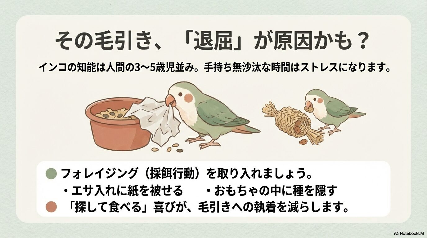 フォレイジング導入による退屈の打破と知的好奇心