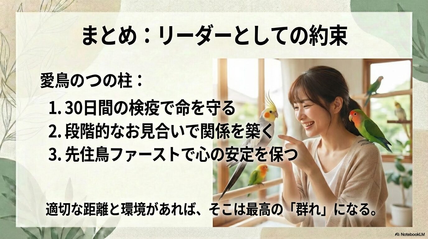 インコの多頭飼いで幸せな群れを作るために