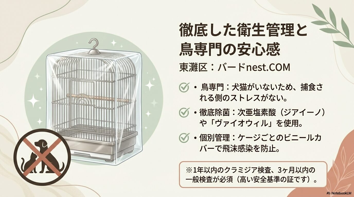 神戸のインコ向けペットホテルの厳選施設